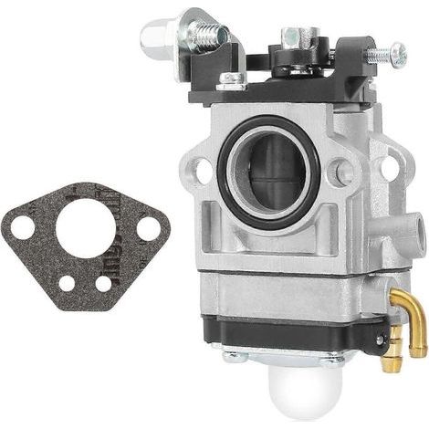Vergaser für 2-Takt-Motoren mit 33 cm³, 40 cm³, 43 cm³, 47 cm³, 49 cm³ und 50 cm³. 15-mm-Einlassöffnung. Kompatibel mit Geländemotorrädern, Quads, Rollern, Minibikes, Go-Karts und Heckenscheren. (1/4)