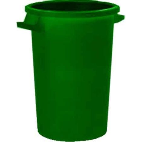 BIDONE PER RIFIUTI VERDE 100 lt - Ø 47,5x66.5h