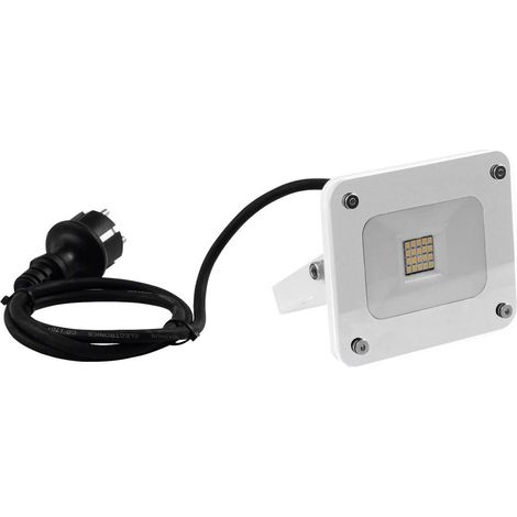 Proiettore esterno Eurolite fl-10 10W IP65 bianco (1/3)