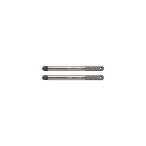 Jeu de cintres de goupilles d'alignement de roues, outil de guidage de goujon de jante pour la réparation de pneus de voiture M14 X 1.25 2 pièces.