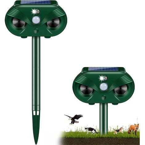 solarbetriebener Ultraschall-Pflanzenschutz, 4 einstellbare Modi, IP54-Bewegungsmelder, für Garten, Hof, Bauernhof (1/5)