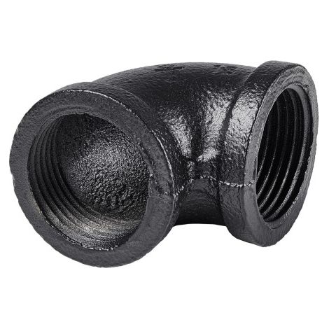 Dolle Eckwinkel für Pipe-Regalsystem 90° 20 mm (3/4) schwarz matt