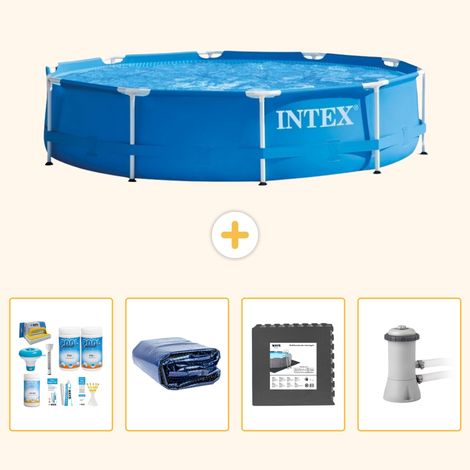 Intex Piscine Tubulaire Ronde - 366x76 cm - 5-pièces S59 (1/5)
