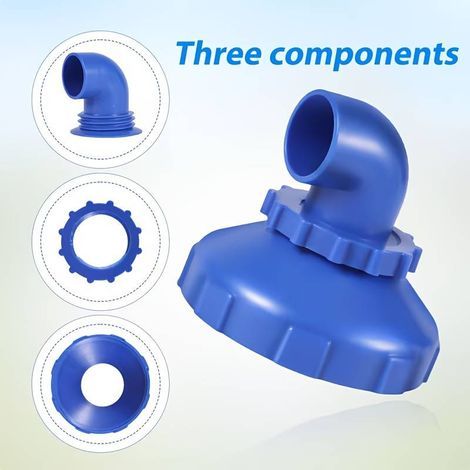 Buse d'aspiration de piscine rotative à 360°, accessoire compatible avec les piscines Intex. (1/5)
