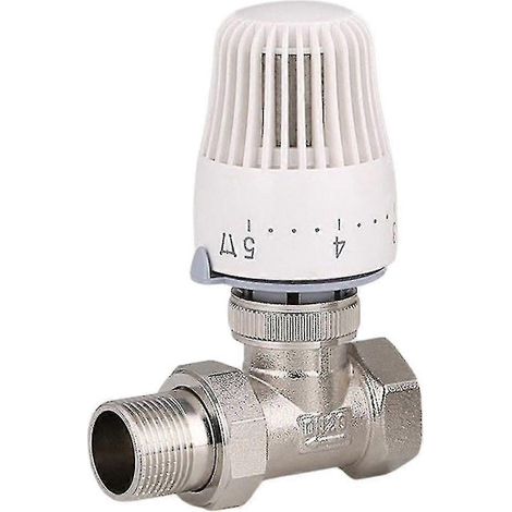 Vanne thermostatique de limitation de température de retour 3/4 pour chauffage au sol DN20, vanne de contrôle en laiton (1/5)