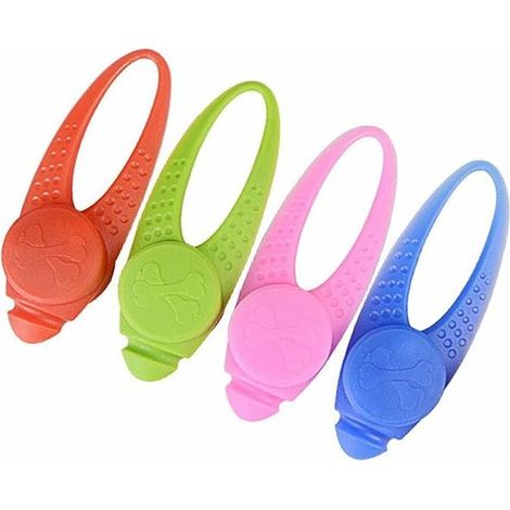 Pendentifs pour colliers Pendentif Lumineux Clignotant LED,4 Pièces Collier de Lumière pour Animal,Lumière LED pour Collier de Chien,Lampe pour Collier pour Animaux de Compagnie,pour Empêcher les Ani (1/5)