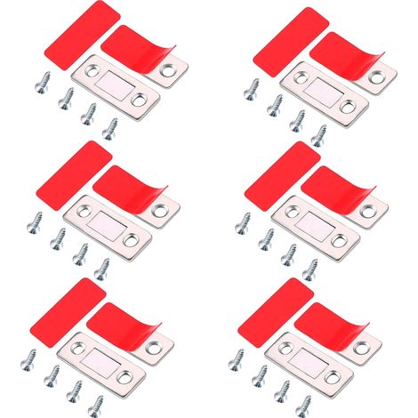 Loquets magnétiques pour portes, loquets pour meubles, verrous magnétiques ultra-fins et résistants, aimants magnétiques pour meubles, fermetures auto-adhésives