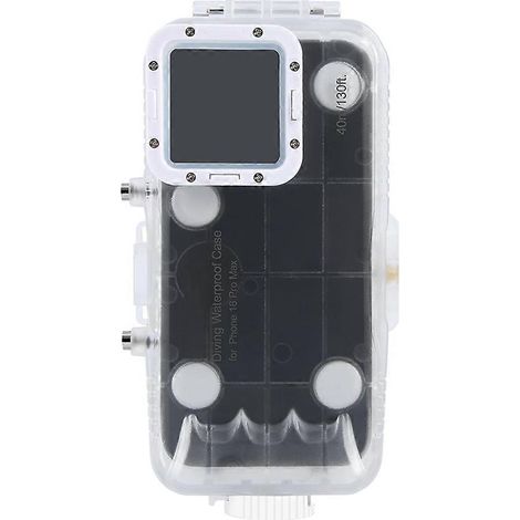 Boîtier étanche pour iPhone 16 Pro Max, étanche jusqu'à 40 m (130 pieds), pour la prise de vidéos sous-marines. (1/5)