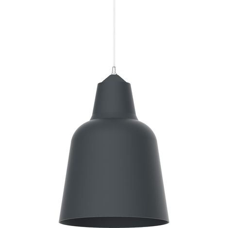 LUMICOM DONG Sospensione, 1X E27, max 42W, metallo, grigio antracite, D.33cm