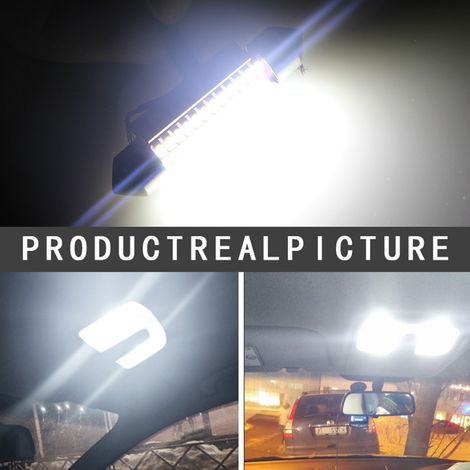 Ampoule LED navette 4014 C5W C10W 31 mm 36 mm 39 mm 41 mm pour éclairage intérieur de plaque d'immatriculation, 12 V 3 W (1/5)