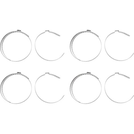 Kit de fixation de cache-poussière CV en 24 pièces, courroie de cardan en acier inoxydable, collier de serrage d'arbre de transmission réglable, convient aux VTT (1/5)