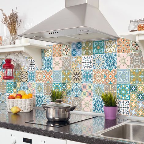 Stickers muraux - Sticker Mural Carrelage adhésif Cuisine Salle de Bain - 30 STICKERS CARRELAGES OVIIHA - 30stickers10x10cm (1/5)