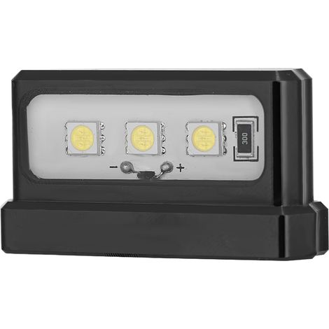 Universelles LED-Motorradkennzeichen, schwarzes Rücklicht, kompatibel mit allen Marken und Modellen (1/5)