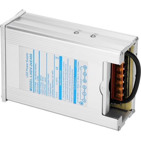 400W Wasserdichtes LED-Schaltnetzteil aus Aluminiumlegierung für Lichtmodule (LHDV-24E400 24V) (1/5)