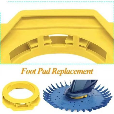 W70327 Accessoires pour le nettoyage automatique de piscine : ventouse, plaque d'étanchéité des ailerons, patins et support (1/3)