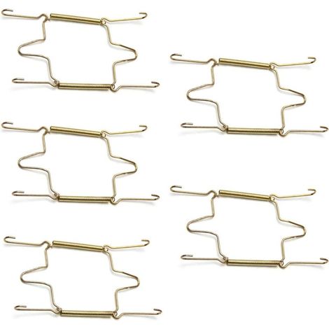 Lot de 5 cintres pour assiettes murales, crochets décoratifs muraux invisibles, support de couche de vaisselle de 15,2 cm (1/4)