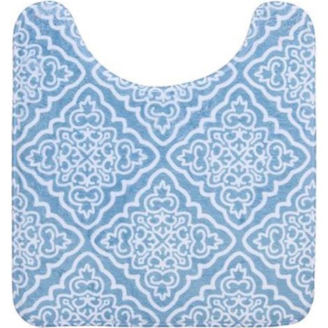Cleafe - Tappeto Tappetino Girowater Arredo Bagno Celeste Fantasia Con Maioliche 87033 - (1/2)