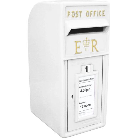 White Royal Mail Post Box
