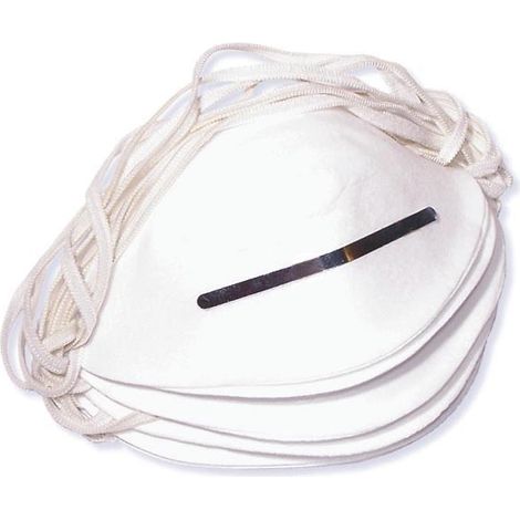 Lot de 10 masques de protection respiratoire légers en papier – Élastiques pour un maintien optimal – Protection contre particules fines – Beast (1/2)