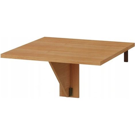 Table murale pliable étagère rabattable 70x70 Aulne Modèle: HOMNI 7 Table pliante (1/4)