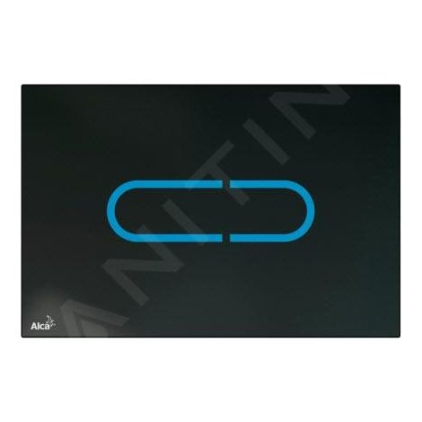 Alca - Plaque de déclenchement sans contact, verre / noir NIGHT LIGHT-1 (1/3)