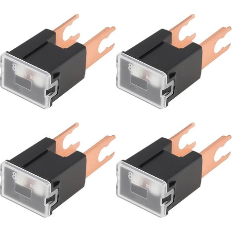 4er-Pack PAL 80A 32V Schwarze Sicherungen, kompatibel mit Toyota und Nissan, ersetzt OEM 8JS 740 026-221 (1/5)