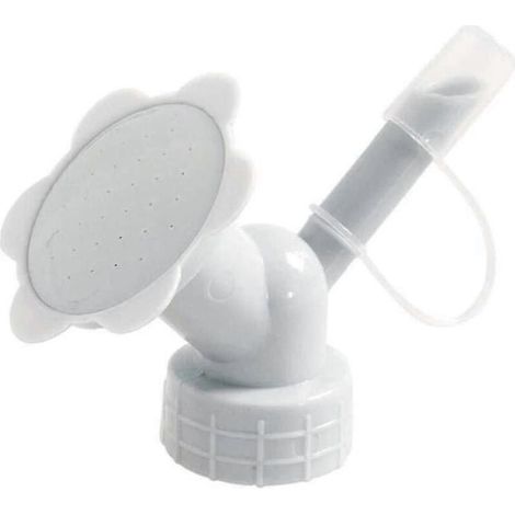 Bottle Cap Sprinkler 2 in 1 Plastic Flower Watering Nozzle Bottle Watering Can Shower Head Tool (Gray) (1/5)