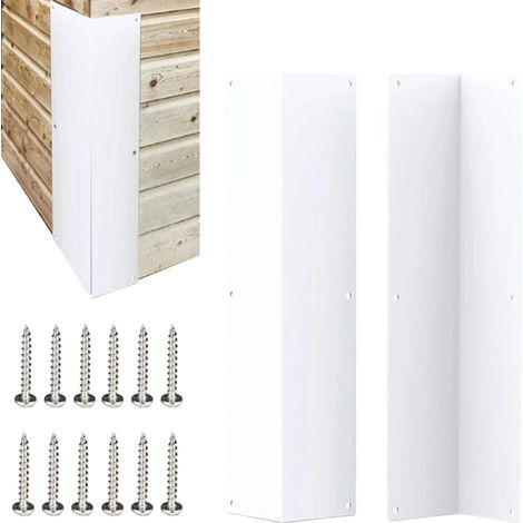 Protection d'angle métallique en 2 pièces pour la des coins meubles (1/5)
