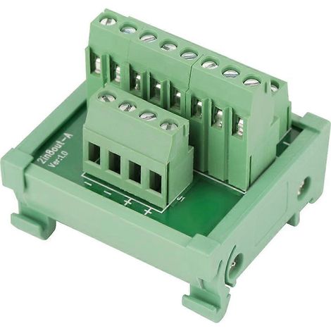 2-in-8-out-DIN-Schienen- und Schalttafel-Stromverteilungsmodul-Breakout-Board (1/4)
