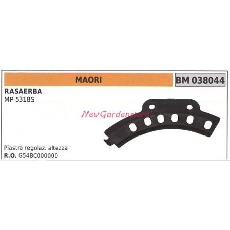 Placa de ajuste de altura del cortacésped MAORI MP5318S 038044