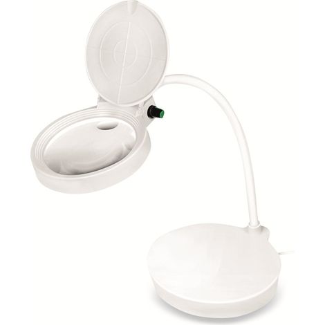 Lampe-loupe LOGILINK WZ0067, avec pied, 8 + 36 dioptries, dimmable (1/5)