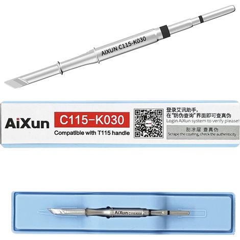 Aixun C115-K030 Präzisionslötspitze, Typ K, 0,3 mm
