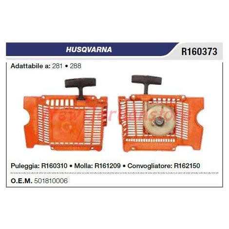 Avviamento HUSQVARNA motosega 281 288 R160373