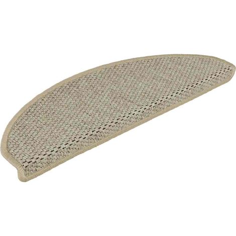 Maison Exclusive - Tappeti Adesivi Scale Aspetto Sisal 30pz 65x21x4cm Verde Chiaro
