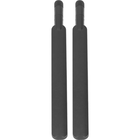 2 Stück omnidirektionale Antennen für 4G LTE mit hoher Verstärkung bei Datenübertragung, SMA-Stecker, faltbar, Klebestift, schwarz (1/5)