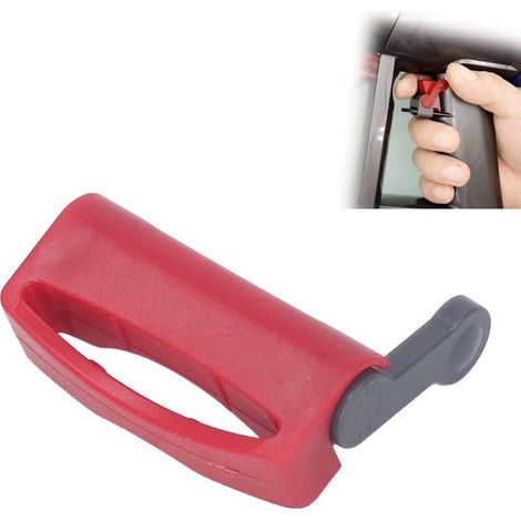 Viseur de Bouton Pression pour Aspirateur, Clamp de Contrôle On/Off Lock Trigger Compatible V6 V7 V8 V10 V11, Rouge ABS, Pièce Unique avec Boîtier (1/5)