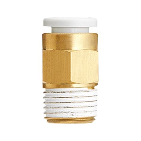 Connecteur mâle SMC KQ2 vers Enfichable, 16 mm R 1/2 ( Prix pour Sachet de 5 )