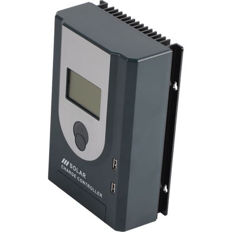Régulateur de charge solaire MPPT 30A 12V/24V, réactivation automatique batterie lithium, panneau solaire DC100V, contrôleur photovoltaïque haute performance (1/5)