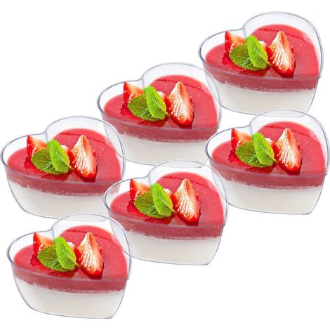 6 vasos, tazas, recipientes para postres, aperitivos, entrantes para postres (1/5)