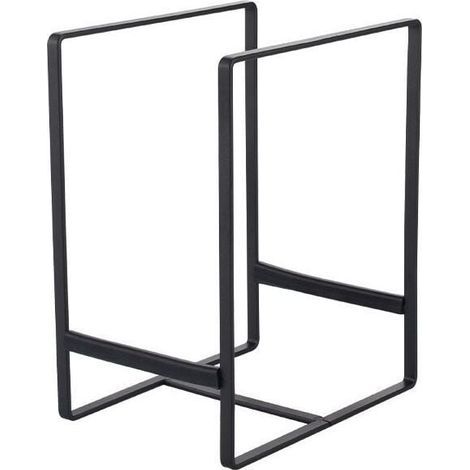 Noir(L) 2 Pièces Égouttoir à Vaisselle Multifonction Support à Assiette Métal Range Couvercle avec Poignée Portable Egoutoire Vaisselle Cuisine pour Assiettes Casseroles Couvercles (1/5)