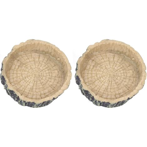 Bol De Nourriture pour Lézard Et Plat d'eau pour Reptiles, Mangeoire Pratique pour Petits Animaux De Compagnie (1/5)