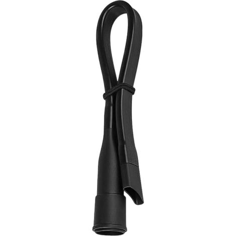 Embout Aspirateur, Suceur plat extra long flexible, suceur plat universel avec connexion 35/32 mm, Idéal pour atteindre les zones difficile d'accès, pour tous les aspirateurs, Noir (1/4)