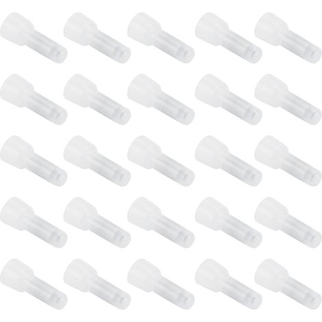 1000 pièces embouts fermés nylon transparent capuchon à sertir connecteur fil électrique kit CE1 (1/5)