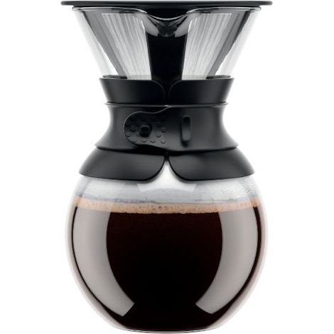 POUR OVER - Cafetiere BODUM , filtre permanent maille inox, 1.0 l, 8 tasses (1/5)