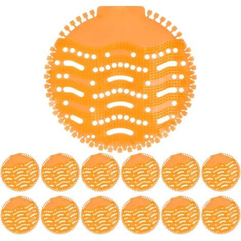 12-teiliges Urinalsieb-Set, Urinalsieb-Deodorant mit Duft, Urinalsiebe, Urinalfilter, Urinalmatte, Urinalsieb, Urinalmatte für Urinal und Badezimmer (1/5)