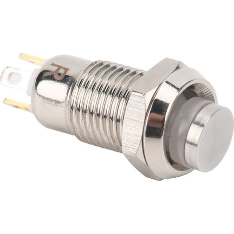 Bouton-poussoir momentané de 8 mm, étanche, bouton de démarrage avec voyant lumineux, 3 V, jaune (1/5)