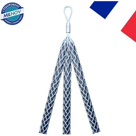 SB315SDG Tire-câble simple boucle 3 tresses SD 15 à 25 mm acier galvanisé