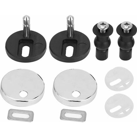 Toilet Seat Screws Hinges Bolts Expandable Rubber Top Nuts Accessories