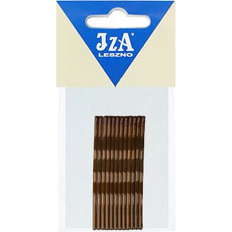 Ciabatte ondulate IZA con palline - Marrone - 6 cm - 12 pezzi.
