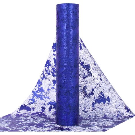 1 Chemin de table polyester brillant, avec paillettes métalliques, réutilisable, découpable, pour fêtes et cérémonies